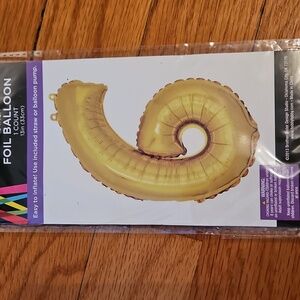 Gold Foil Balloon - Number 6, NWT
